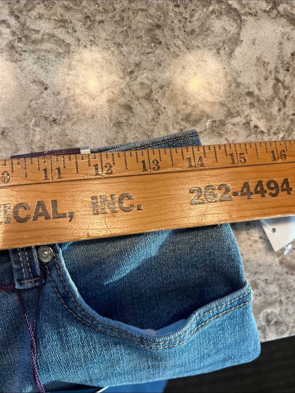 Gloria Vanderbilt Amanda Slimming Jeans Mid-Blue Jeans SZ 6 - Picture 6 of 8